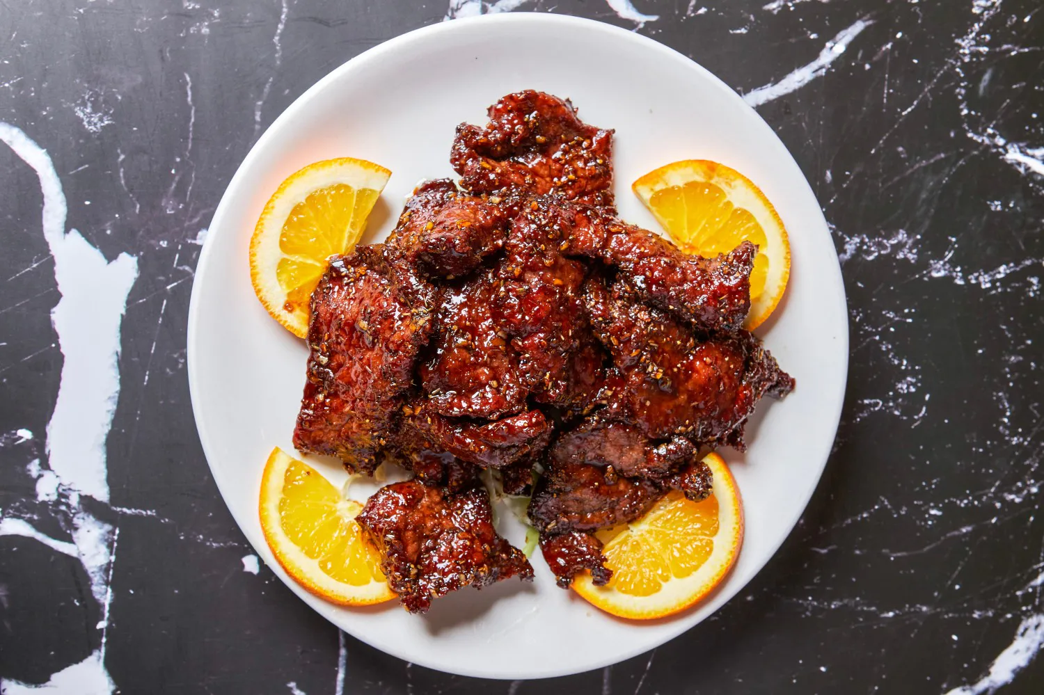 super wok beef steak at Super Wok Chinese Restaurant in Tarzana